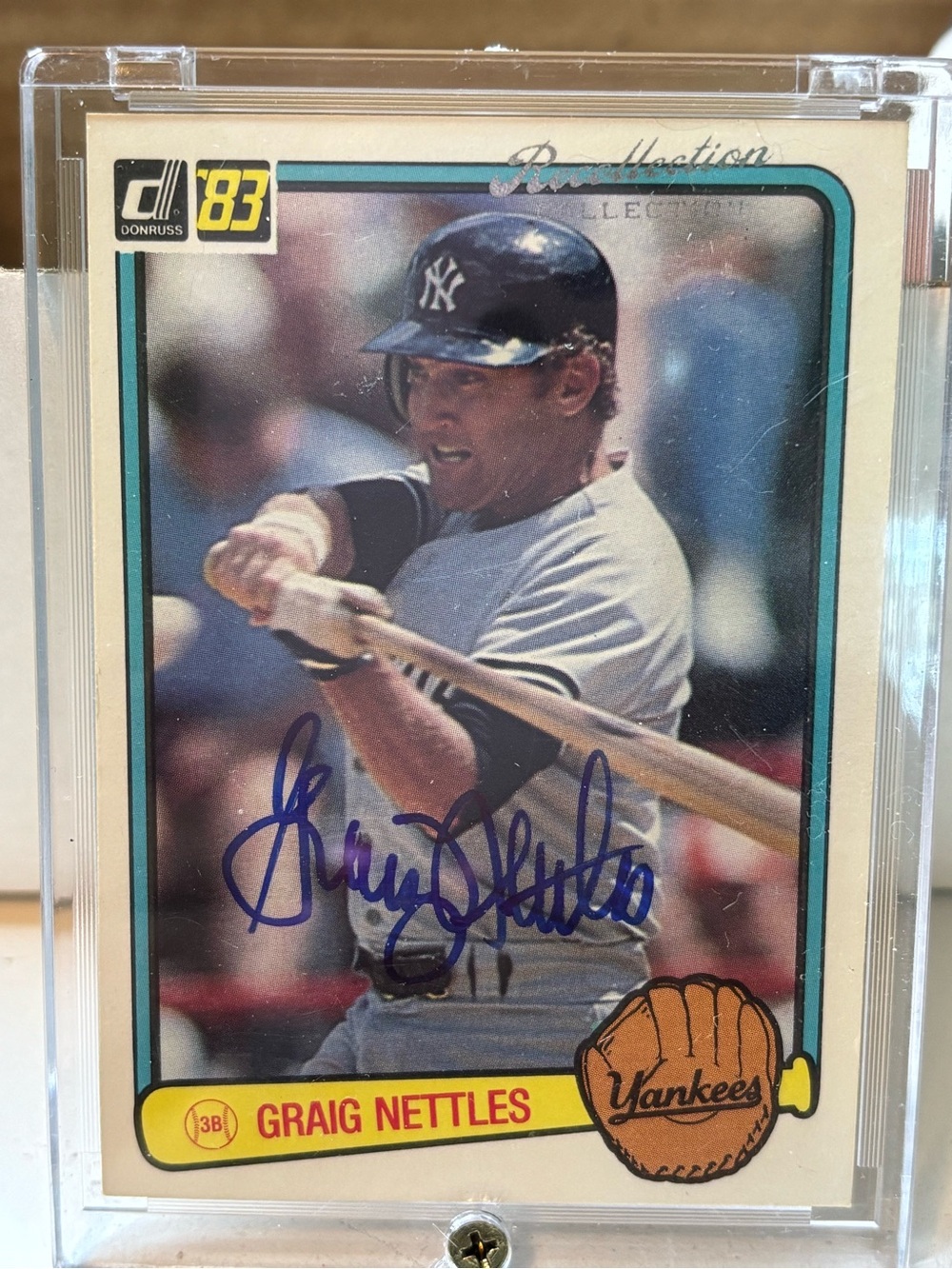 Graig Nettles Signed 1983 Donruss Yankees Auto #11/48 Autograph Card